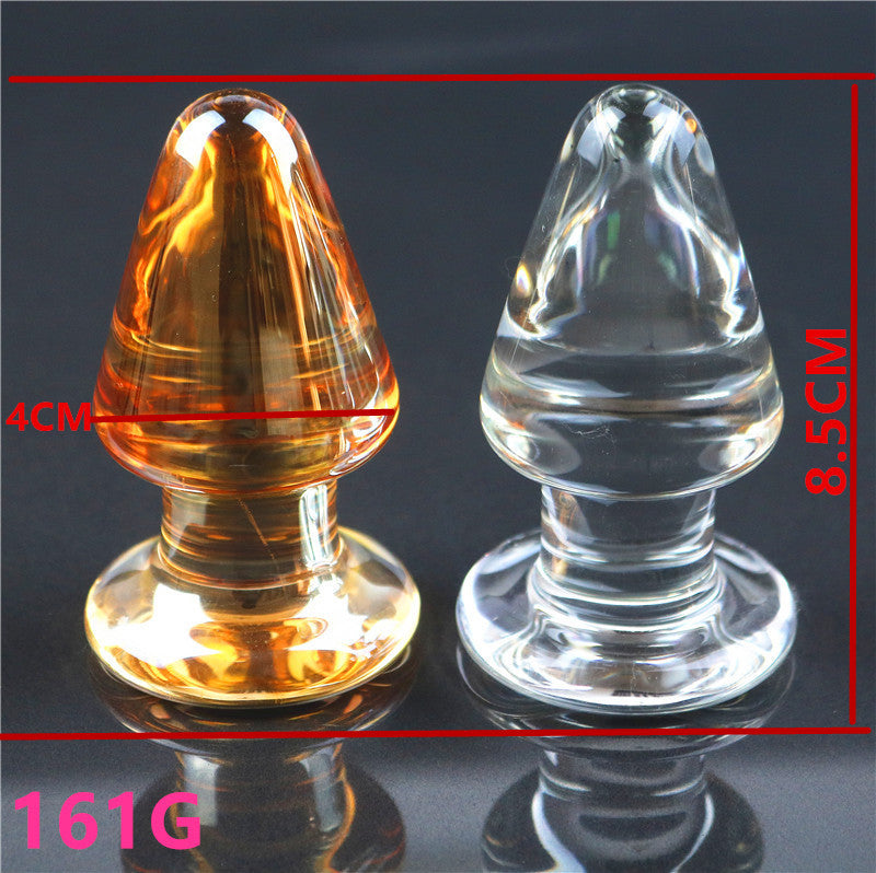 Smooth Glass Anal Plug - image 6
