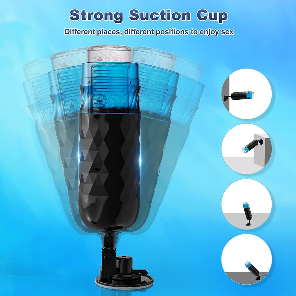 Auto-Stroking Masturbator – Thrusting/Rotating Male Toy with 8 Modes - image 7