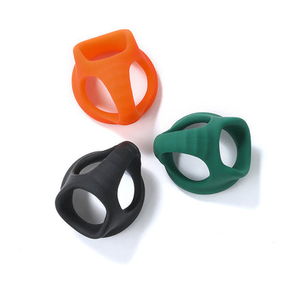 Four Holes Cock Ring Comfortable Lock Ring - image 7