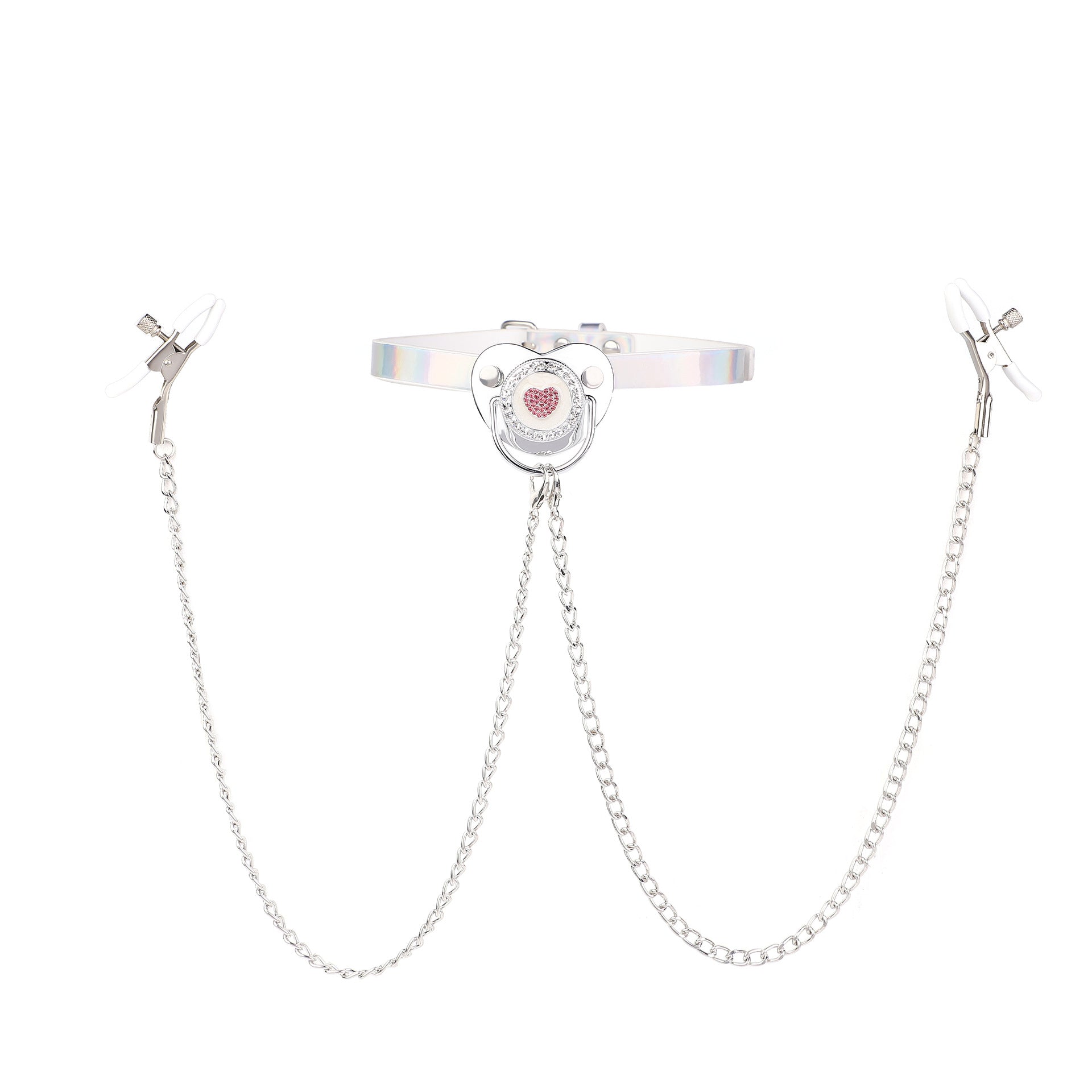 Creative Mouth Play Set: Nipple Clamps & Ball Gags - C - image 3
