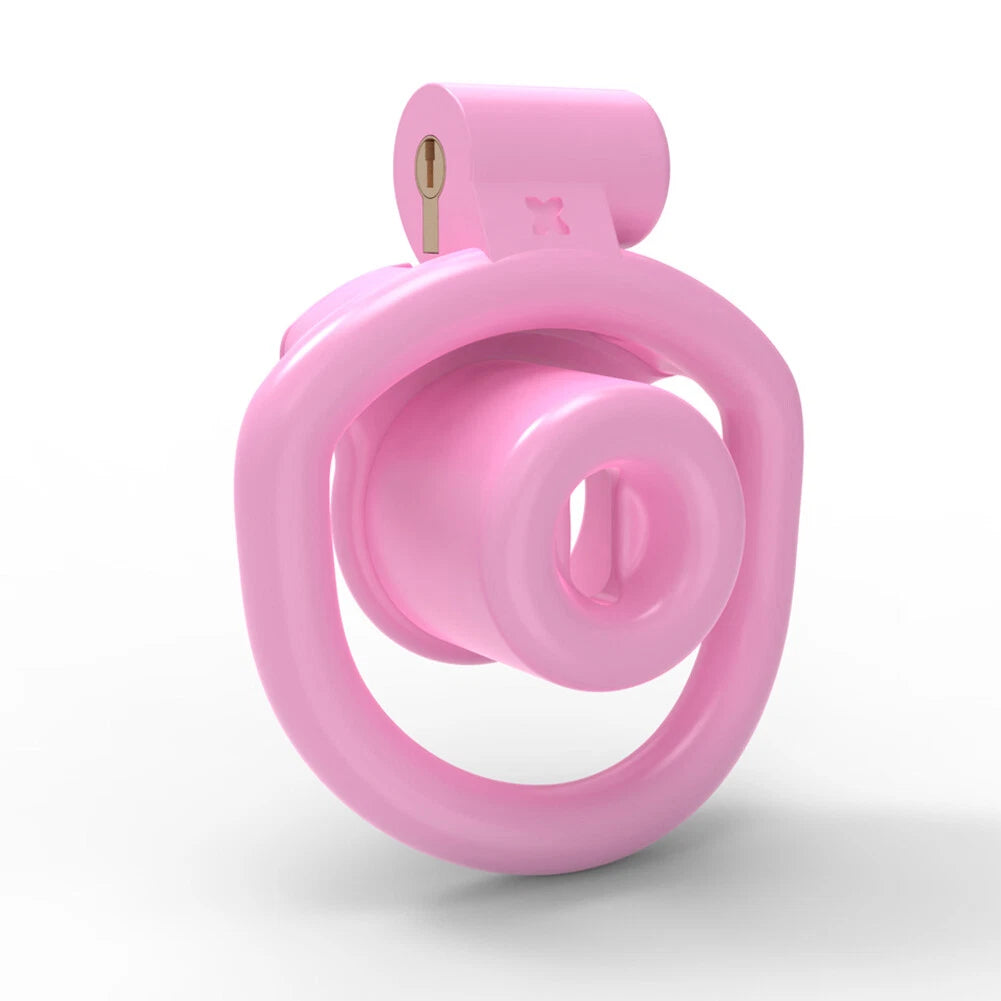 Narrow Chastity  With 4 Sizes Rings And Invisible Lock - image 2
