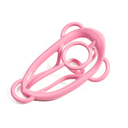 Blush Aura Resin Chastity Clamp - image 0