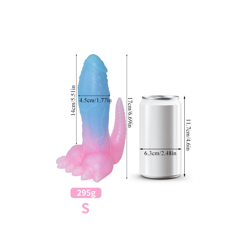 Glow in The Dark Butt Plug Dildo - C - image 1