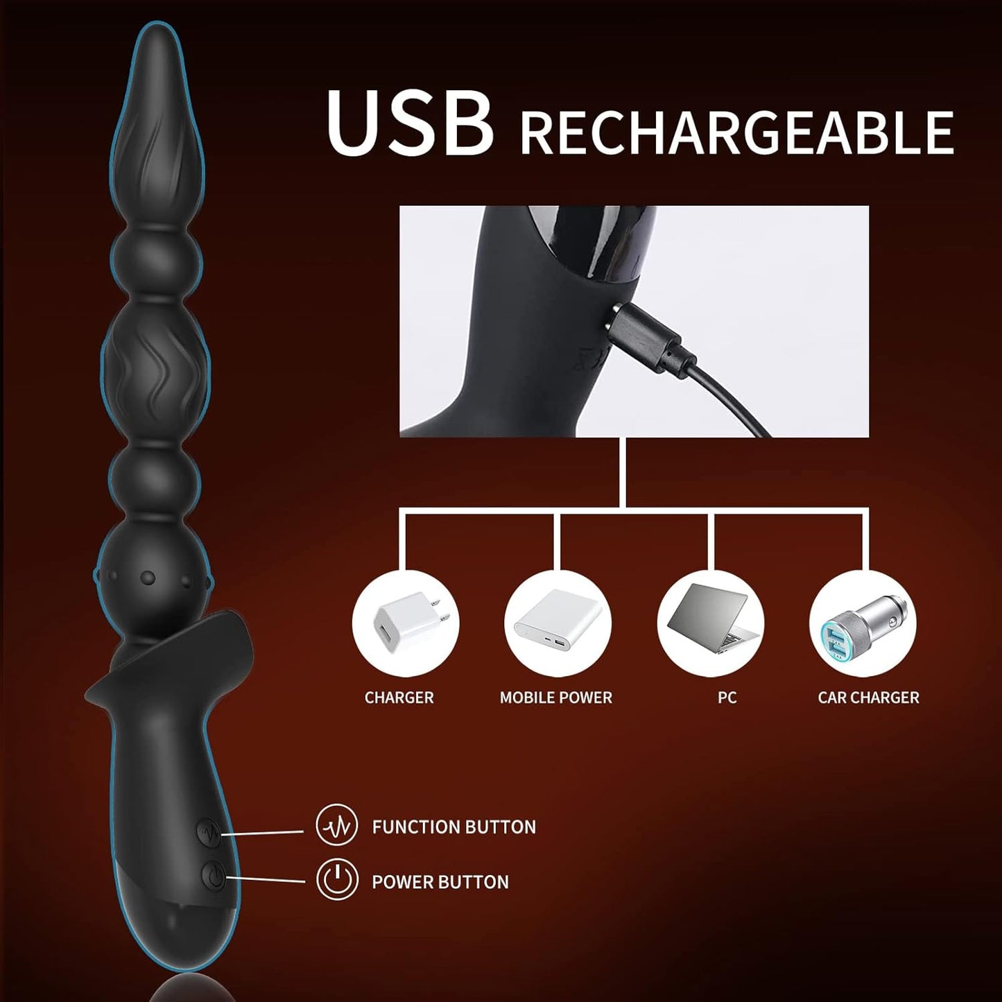 Triple Motor Anal Vibrator – 10 Speed - image 4