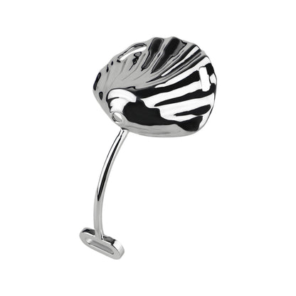 Sexy Shell Chastity Belt with Anal Plug and Urethral Catheter - image 5