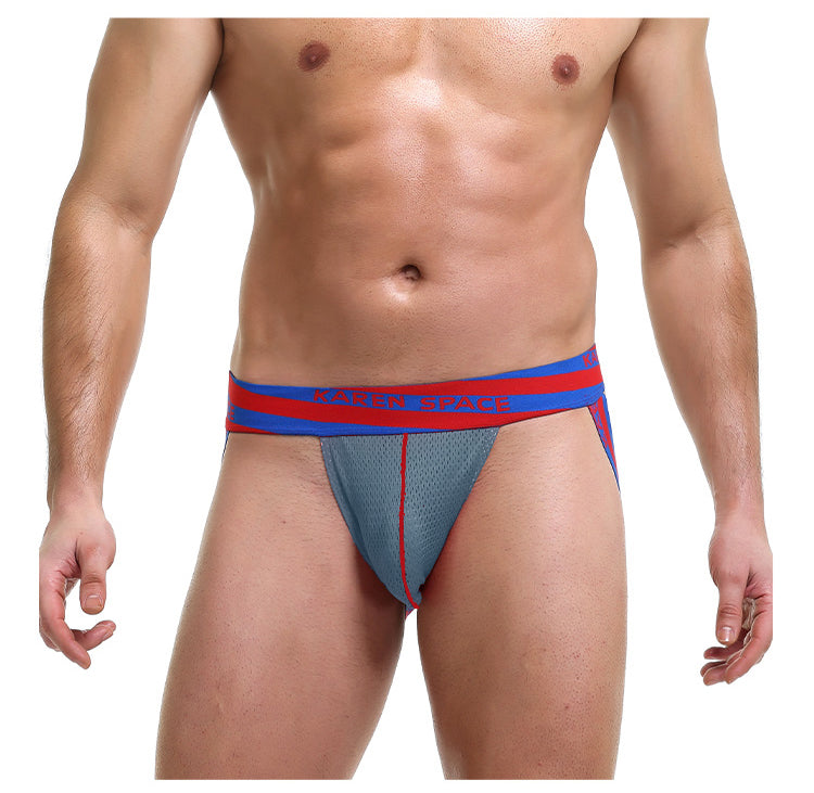 Mesh Men's Hip Lift Tights - Dark Grey - XL - image 8