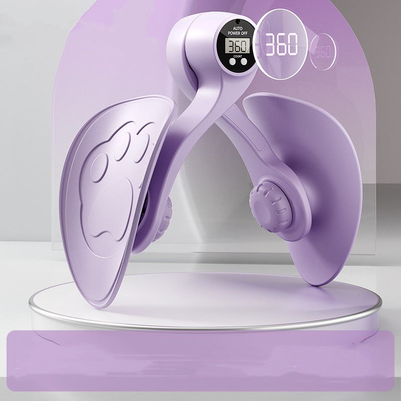 Kegel Trainer Pelvic Floor Trainer for Postpartum Rehabilitation Thigh Toner Workout - Purple - with counter - image 5