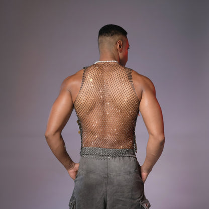 Starluxe Mesh Sparkle Top – Style F - image 2