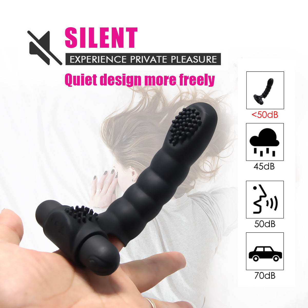 Finger Vibrator G-spot Clit Massager Stimulator Sex Toys for Women Rechargeable - image 11