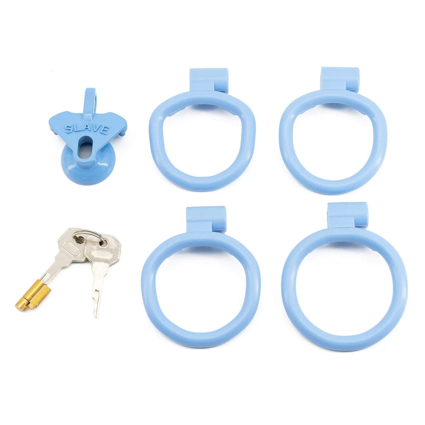 Lightweight Negative  Chastity Cage - Blue - image 15