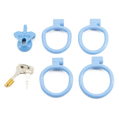Lightweight Negative  Chastity Cage - Blue - image 15