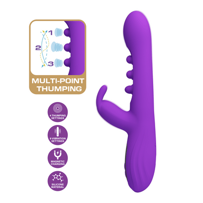 Dual Stimulation Rabbit Vibrator with LED Display - image 4