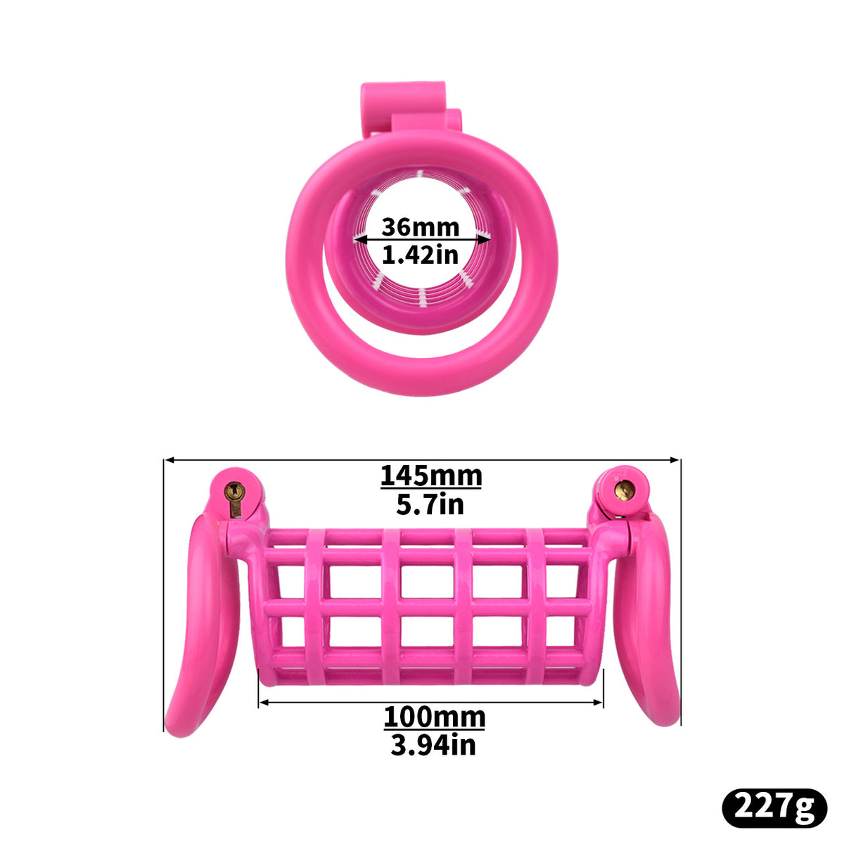 Dual Channel Chastity Cage - image 9