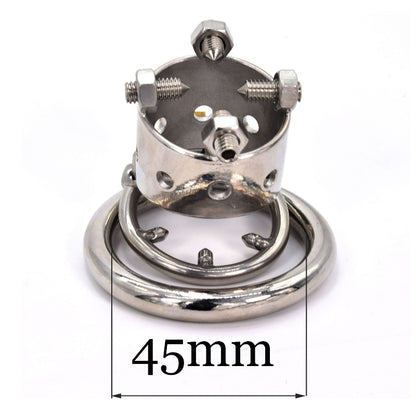 Polished Stainless Steel Chastity - 45mm - image 6