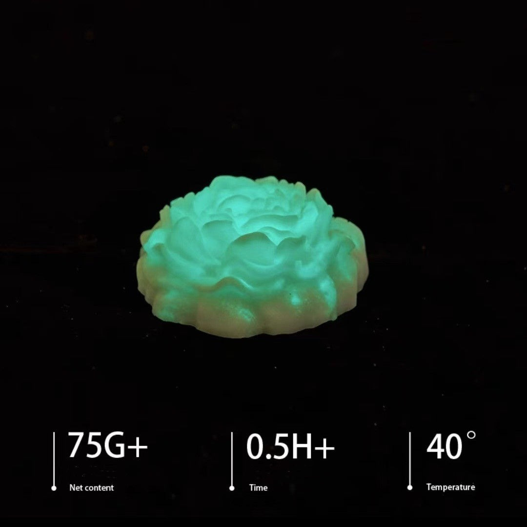 Glow in the Dark Sensual Candles - White with green glow - image 4