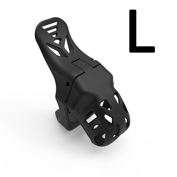 Swallow Tail Chastity Cage - A - Black - L - image 9