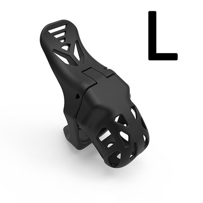 Swallow Tail Chastity Cage - A - Black - L - image 9
