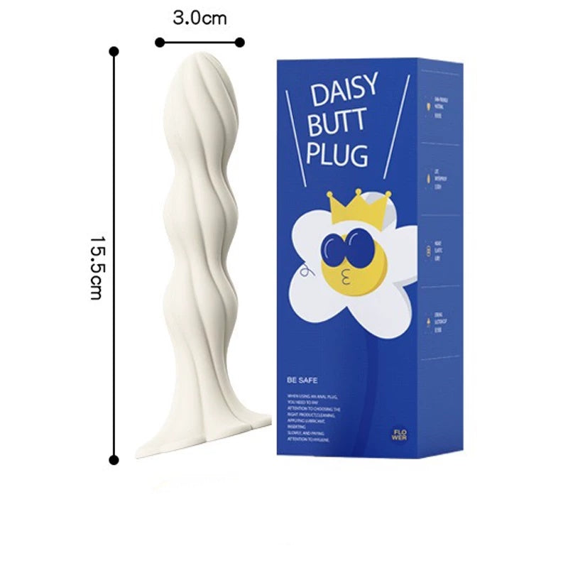 Unicorn Daisy Suction Cup Dildo Butt Plug - L - image 4