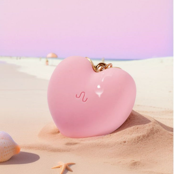 PearlCharm Heart Mini Vibrator - Pink - image 0