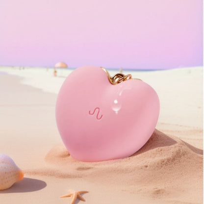 PearlCharm Heart Mini Vibrator - Pink - image 0