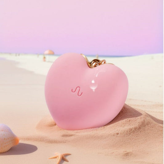 PearlCharm Heart Mini Vibrator - Pink - image 0