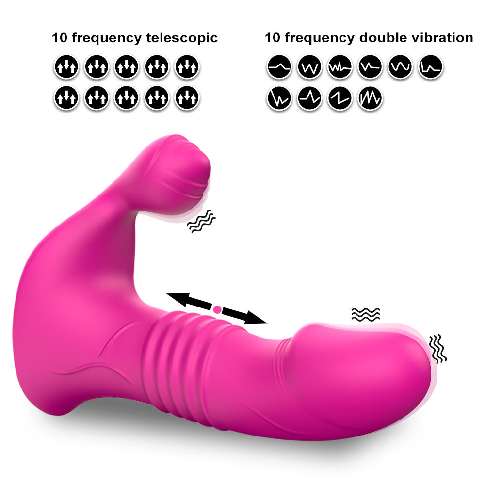 PetalPulse - Rose-Shaped Clit Sucking Toy with 10 Licking & Vibration Modes - Rose - image 5
