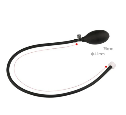 Black Silicone Inflatable Butt Plug - image 4