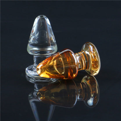 Smooth Glass Anal Plug - image 3