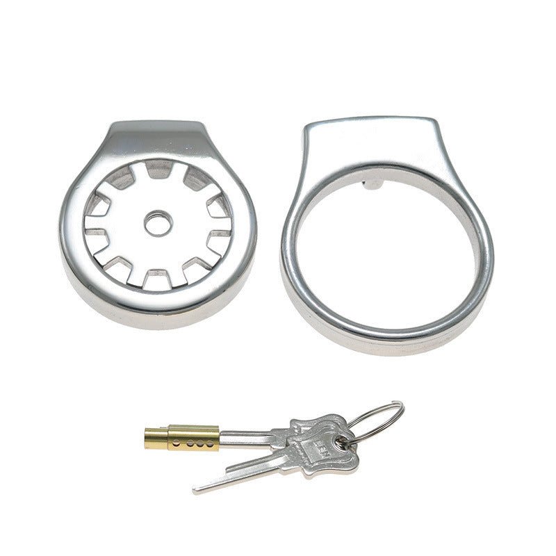 Thickened Stainless Steel Chastity Cage with 11.8-Inch Catheter – 4 Ring Sizes - image 4