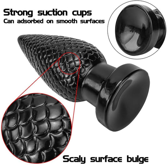 Textured Silicone Butt Plug  - image 1