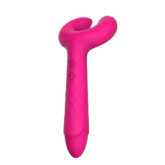 G-spot Rabbit Dildo Hammer Vibrator - Pink - image 0
