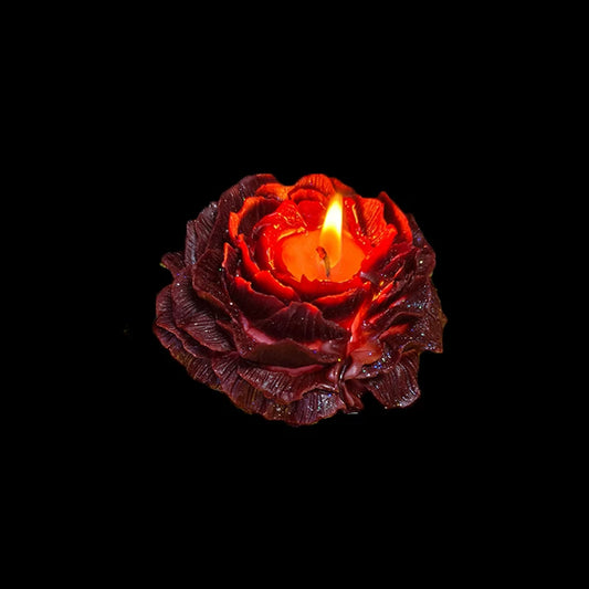 Peony Rose Flow-Core Wax Drip - Red and White - image 0