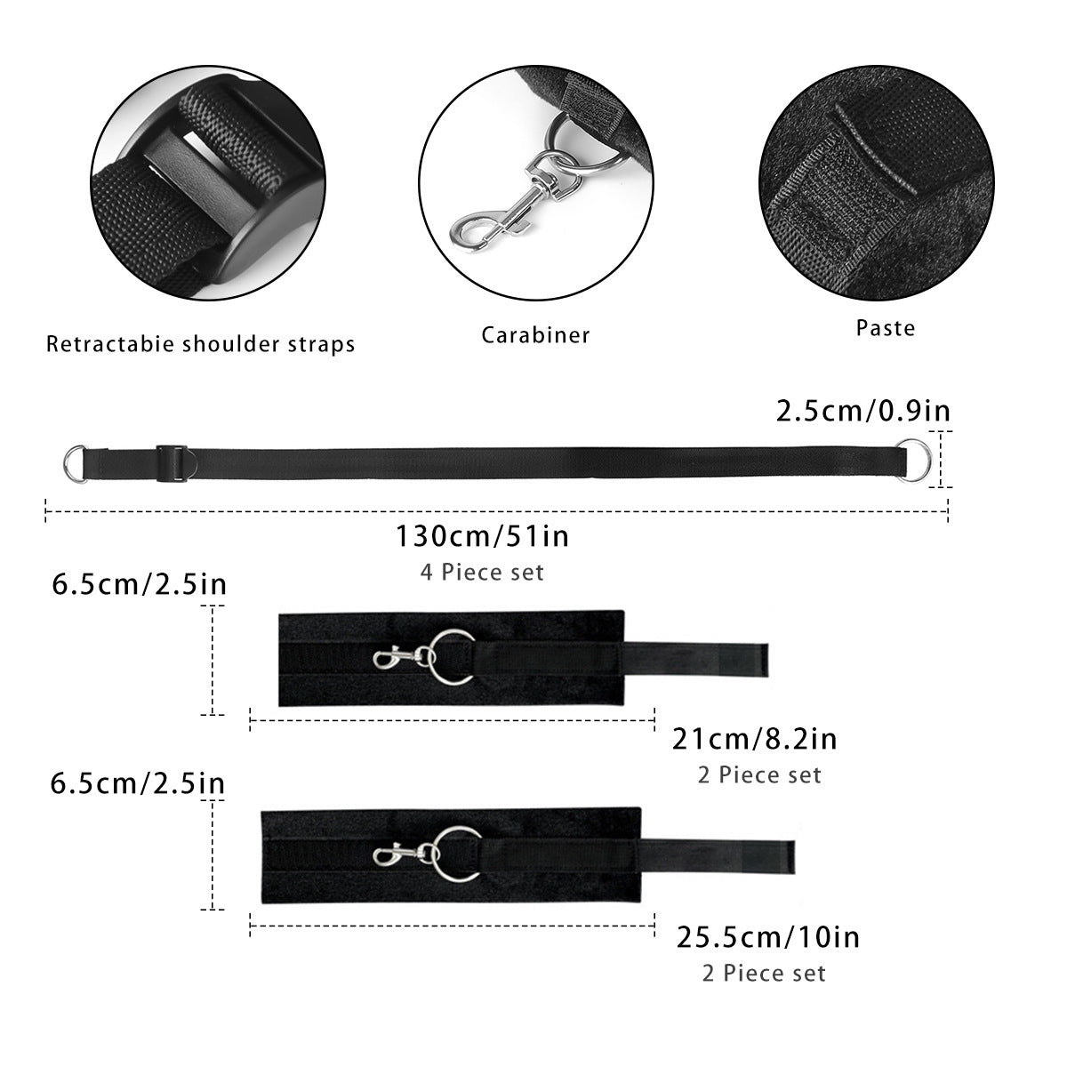 Bedroom Bondage Restraints Bdsm Kit Sex Toy - image 8