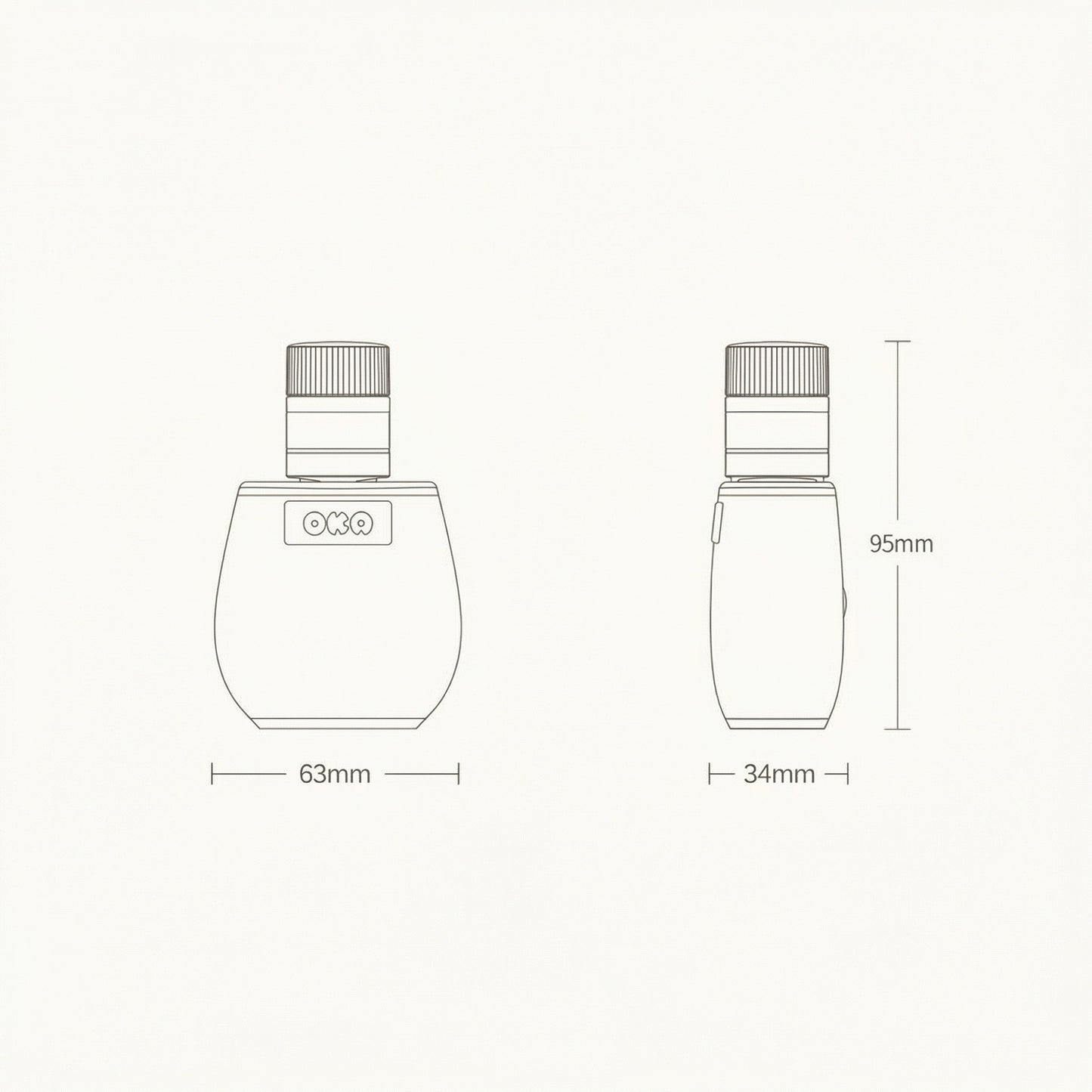 OKA Perfume Bottle Pro Air Pulse Stimulator - image 8