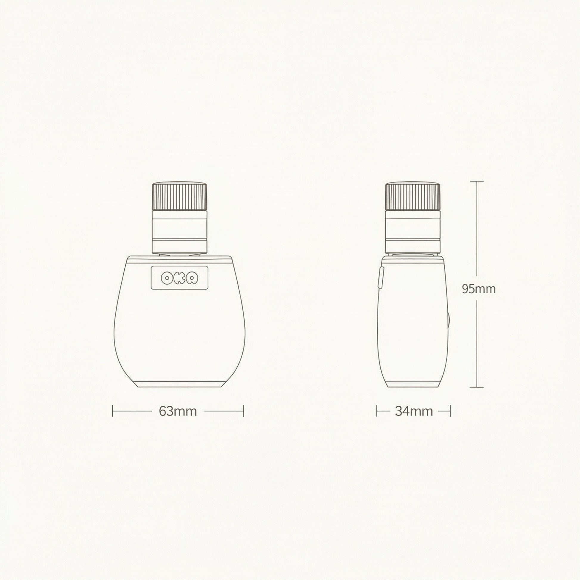 OKA Perfume Bottle Pro Air Pulse Stimulator - image 8