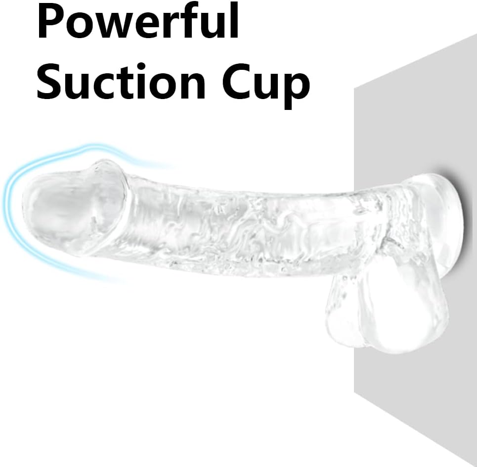 Small Realistic Clear 6 inch Cute Dildo with Suction Cup Dildo - image 1