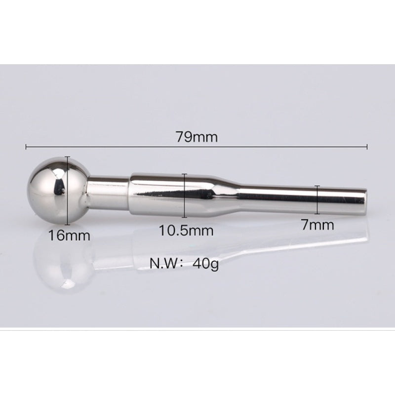Holllow Urethral Plug Sounds ( 3.11 inches ) - Stainless Steel - image 0