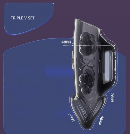 Double Pleasure Vibrating Penis Sleeve - image 3