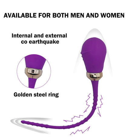 USB Rechargeable Vibrating Urethral Sound Rod 10 Vibe Modes - image 2