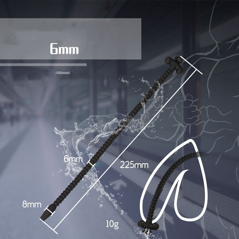 Silicone Hollow Urethral Sound - 6mm - image 7