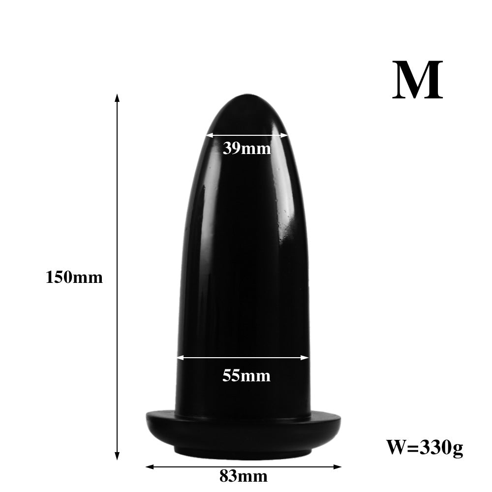 BulletSilk Anal Plug - Black - M - image 5
