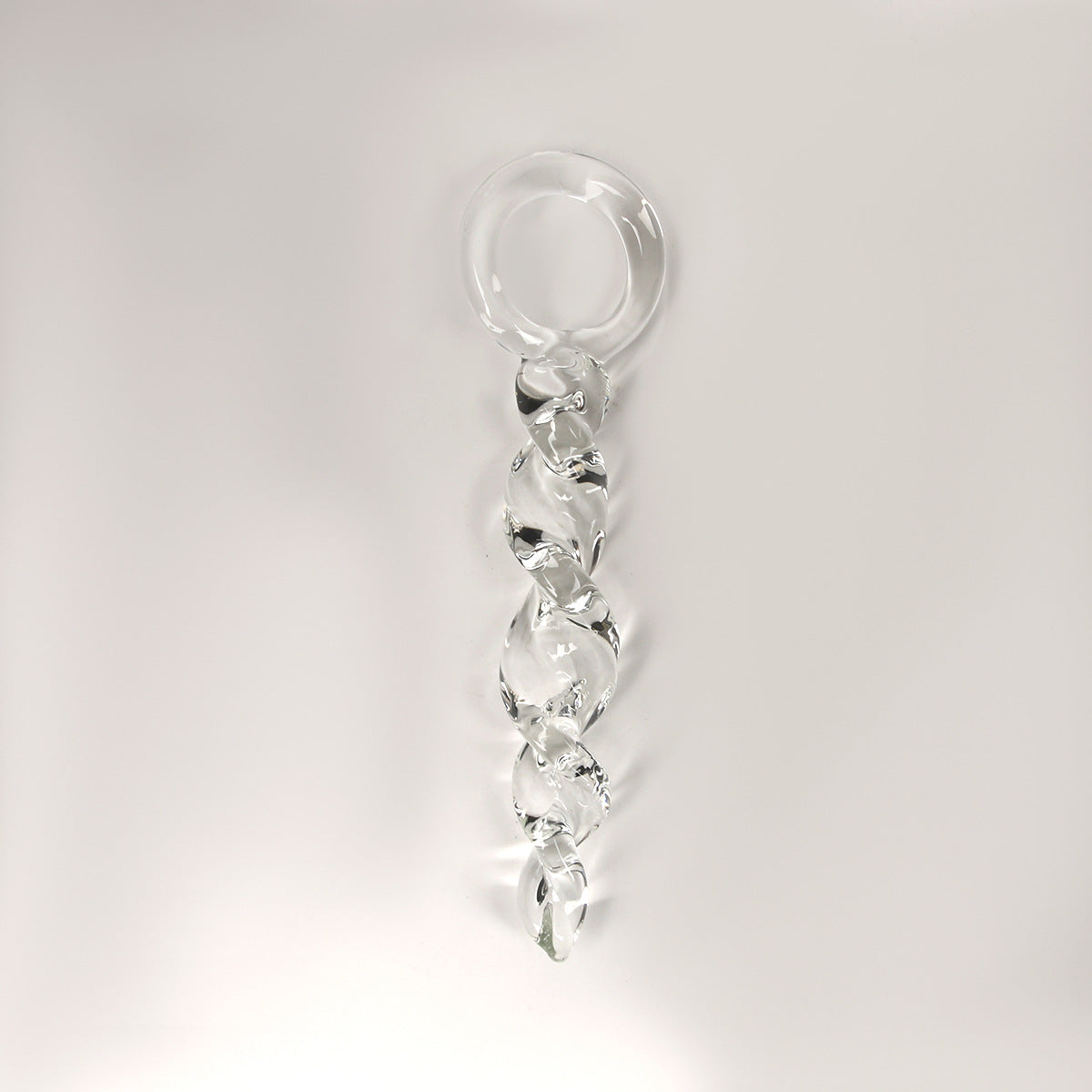 Anal Trainer Crystal Thread Glass Anal Plug - A - image 2