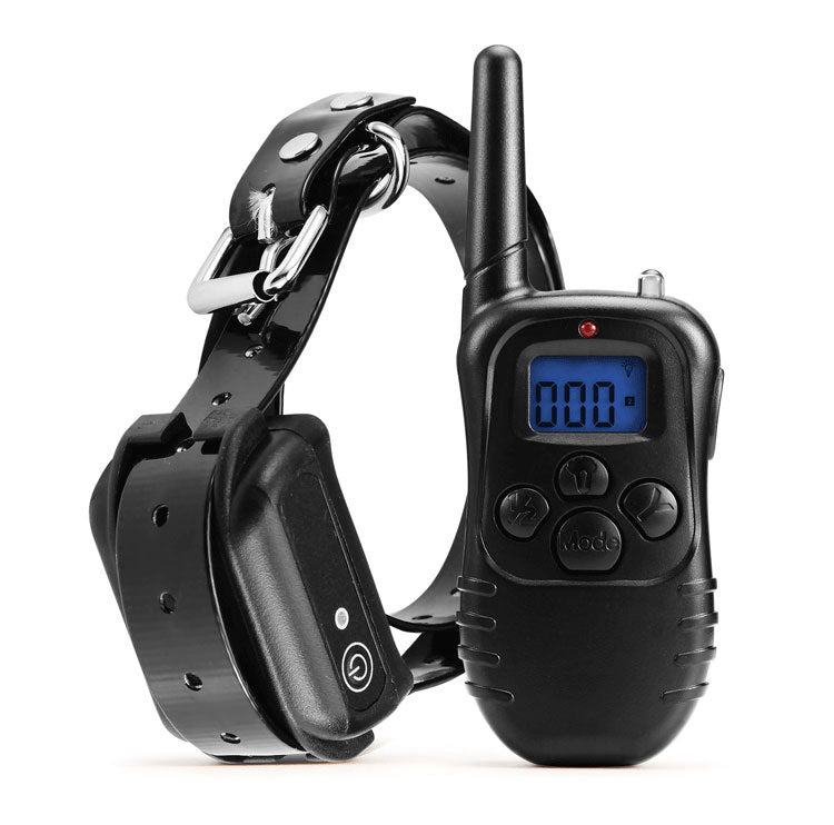 Total Submission Rechargeable BDSM Shock Collar - Black - 100 Shock Levels - image 0