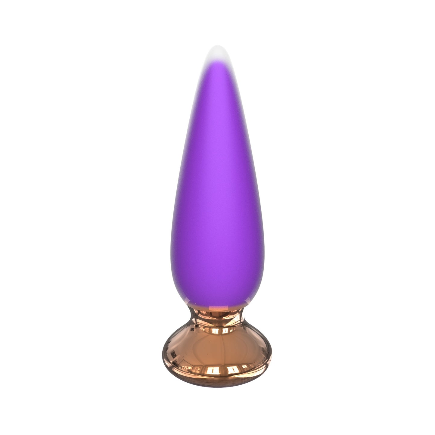 Remote & APP Control Vibrating Silicone Butt Plug - Purple - image 11