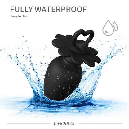 Heart-shaped Loop Silicone Anal Plug  Set - image 4
