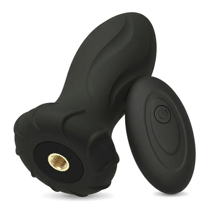 Remote Control Spiral Texture Vibrating Anal Massager - image 8