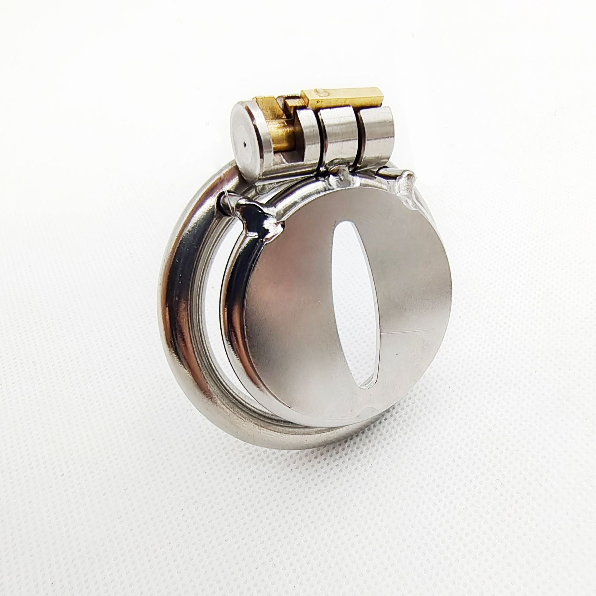 Small Leaf Blade Micro Steel Cock Cage (0.5 inches) - image 2