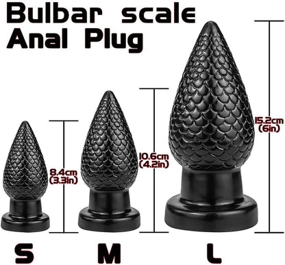 Textured Silicone Butt Plug  - image 2