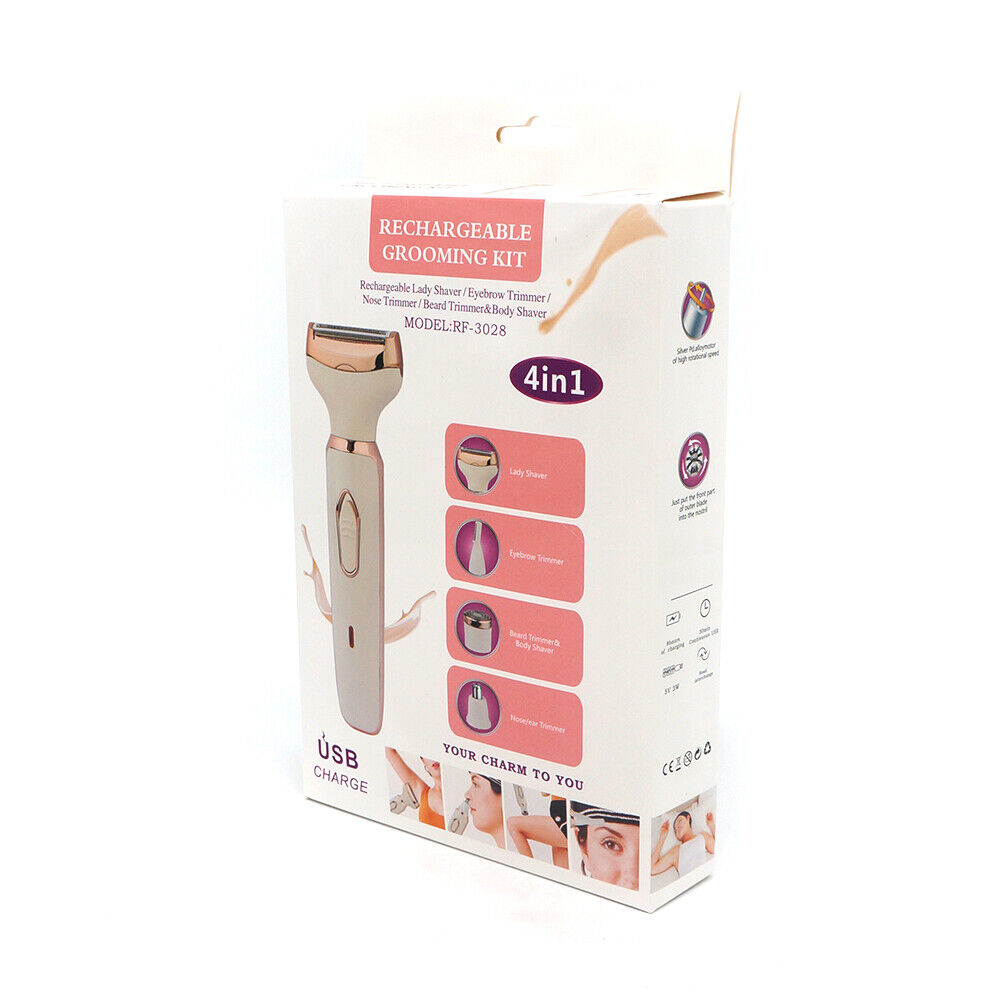 4 in1 USB Rechargeable Private Hair Shaver - image 4