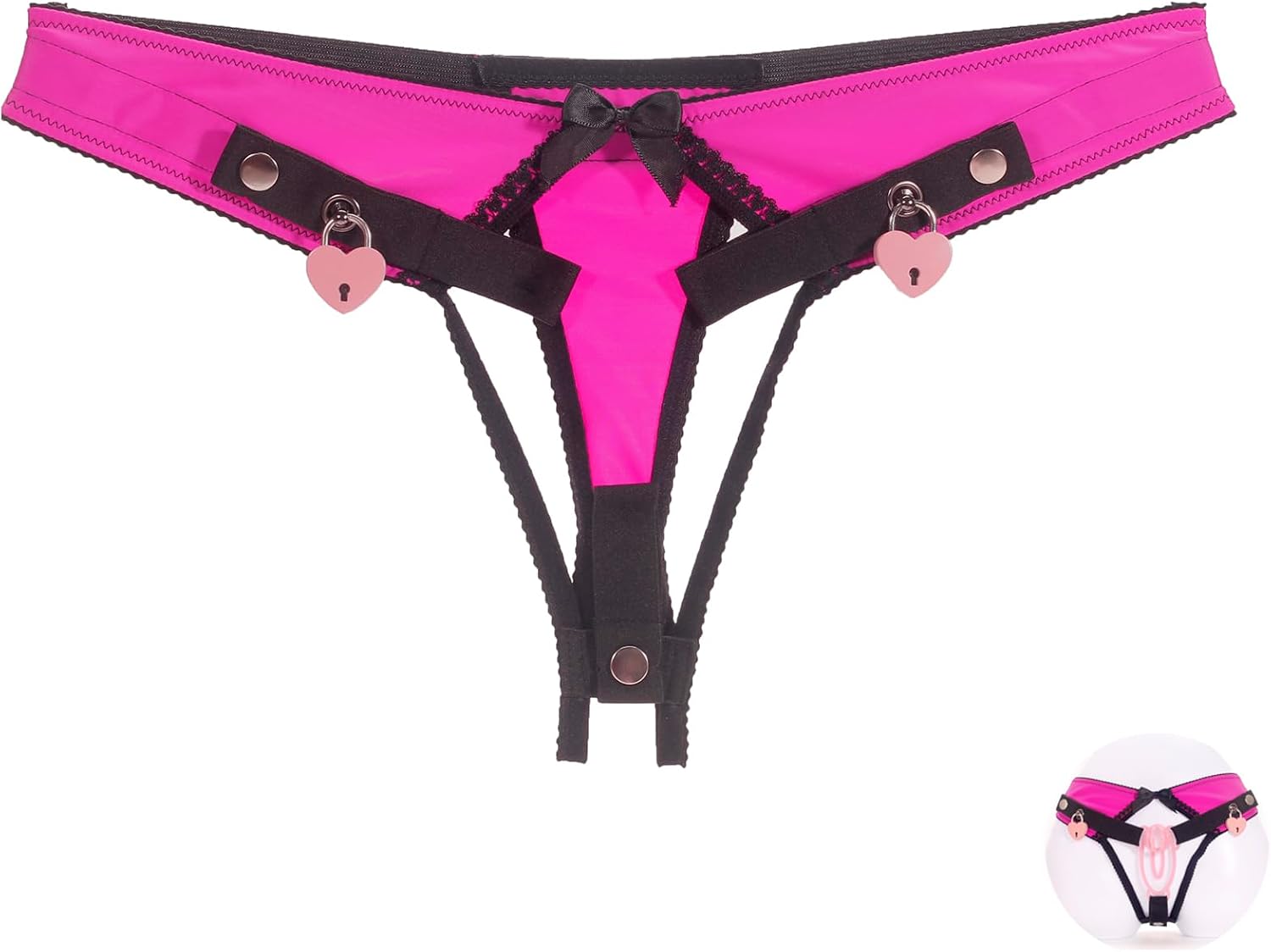 Sexy Men's Chastity Belt Fixed Pants - image 2